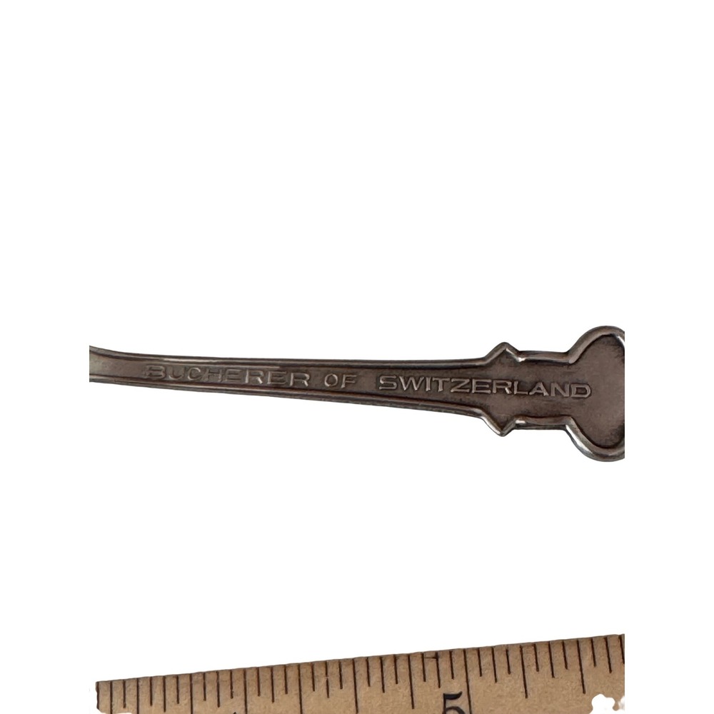 Rolex Bucherer Switzerland Lucerne‎ Souvenir Spoon Lion Crest 4.25in - Picture 6 of 6